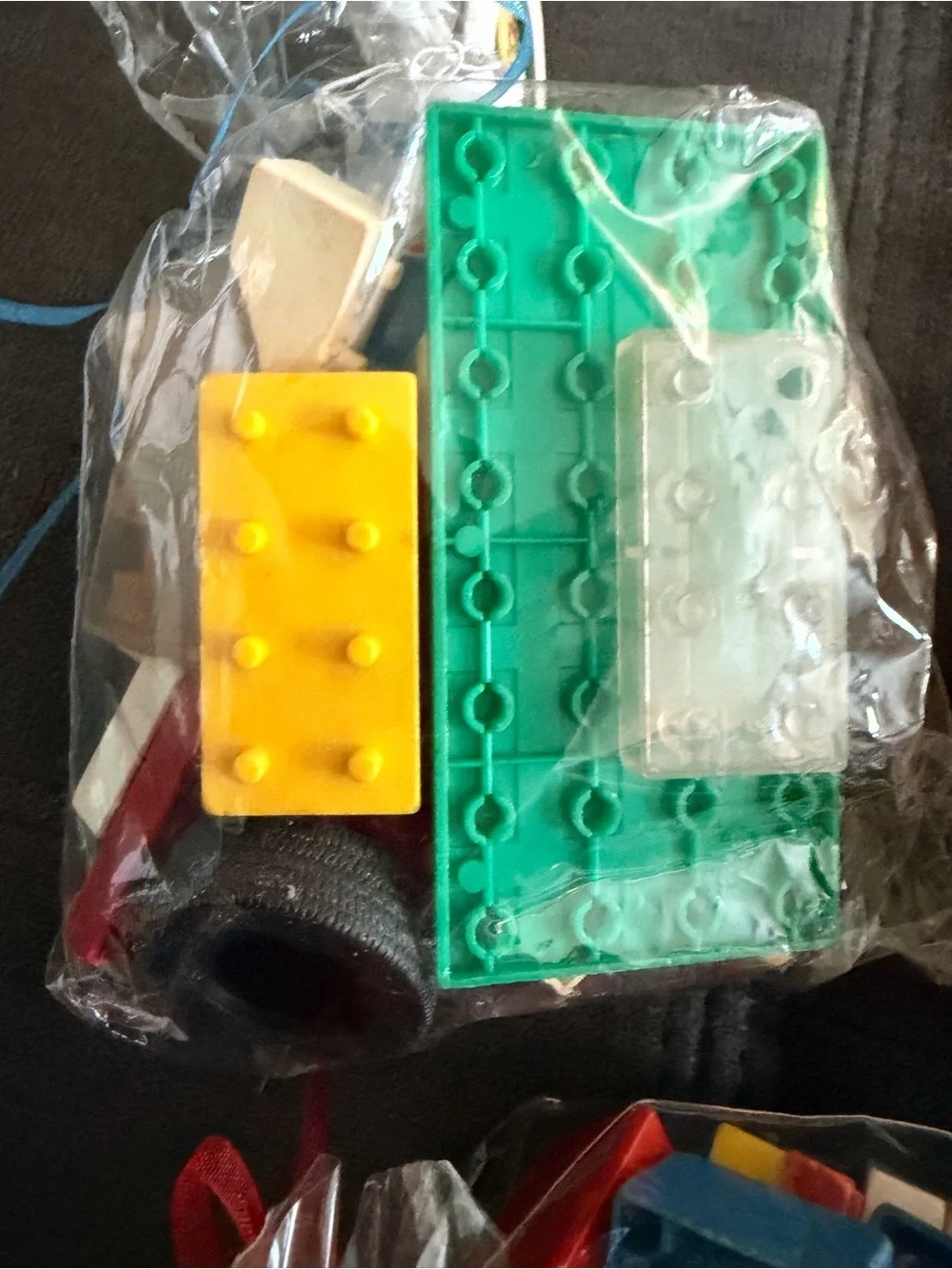 Vintage 1970's Lego Blocks Set of 3 small bags